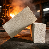 Brique de mullite 1550 ℃   Haute réfractarité, faible taux de glissement pour la revêtement des fours industriels et des fours à tunnel