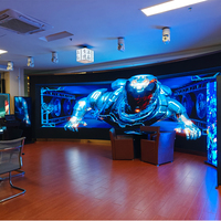 Layar Video Wall LED Indoor 2K 4K P0.9 P1.2 P1.5 P1.8 untuk Ruang Rapat, Home Cinema, Bioskop, Tenda Pameran, dan Aula Perjamuan