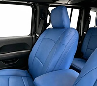 Housses de siège auto sur mesure pour Jeep Wrangler A7 2025 pour K5 X6 - Cuir NAPA écologique toutes saisons, ensemble complet
