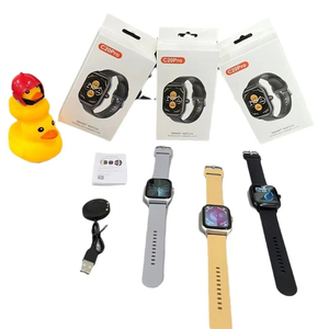 Montre connectée C20 Pro, design carré, écran IPS, étanche IPX-6, bracelet en caoutchouc, répondre aux appels, suivi de la fréquence cardiaque, <span class=keywords><strong>calendrier</strong></span>, tracker d'activité magnétique - Product Image 3
