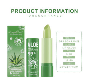 Bálsamo Labial de <span class=keywords><strong>Aloe</strong></span> <span class=keywords><strong>Vera</strong></span> Hidratante con Cambio de Color por Temperatura, Pintalabios que Cambia de Color, Cuidado Labial en Barra Natural - Product Image 6