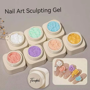 Small Bottle Non-Sticky 3D Shape Squeeze <b>Glue</b> Engraved <b>Modeling</b> Gel UV Gel - Product Image 1