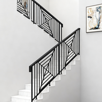 Style moderne, vente en gros, forme carrée, clôture intérieure, garde-corps d'escalier en fer forgé, clôture de balcon pour villa, grenier, intérieur