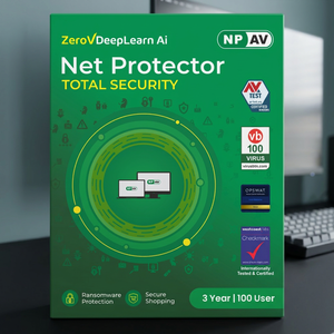 Logiciel de protection antivirus Net Protector Total Security 2026 pour 100 utilisateurs, 3 ans, pour la protection des ordinateurs d'entreprise <span class=keywords><strong>et</strong></span> la sécurité du réseau - Product Image 1