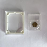 Boîte de protection pour dalles de pièces de monnaie PCGS simple vitrine avec cadre en plastique