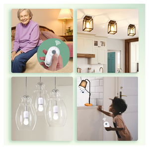 China Manufacturer E26/E27 <strong>Lamp</strong> Holder 5A Wireless Light Base <strong>Socket</strong> With Remote <strong>Control</strong> for Ceiling Lights - Product Image 3