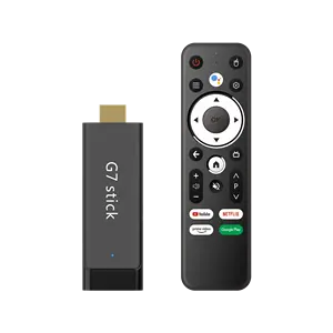 The Newest and Cheapest ATV OS Smart tv stick G7 4k Dual Wifi 2G 16G BT Voice Remote mini usb tv box similar as fire Stick