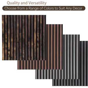 Hiện đại rãnh thiết kế <span class=keywords><strong>Acoustic</strong></span> Panels hiệu quả cách âm MDF tấm Tường Pet <span class=keywords><strong>Acoustic</strong></span> Bảng điều chỉnh cho văn phòng & Home - Product Image 3