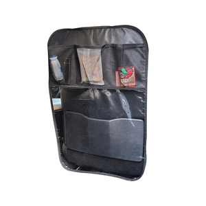 Sac de rangement suspendu pour dossier de siège de voiture, noir avec PVC transparent, 4 à 7 poches, organisateur multifonctionnel pour utilisation en véhicule - Product Image 5