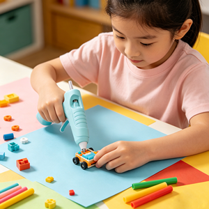<span class=keywords><strong>Pistolet</strong></span> à <span class=keywords><strong>colle</strong></span> chaude sans fil rechargeable Kingvospro, portable, pour la réparation de meubles, le collage du bois, la décoration de jardin, l'artisanat - Product Image 5