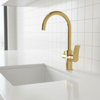 Robinet de cuisine de haute qualité au design classique et contemporain, avec eau chaude instantanée et eau froide en laiton