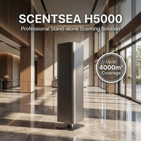 Diffuseur de parfum commercial sur pied avec ventilateur puissant pour une couverture de grande surface de 4000 m3