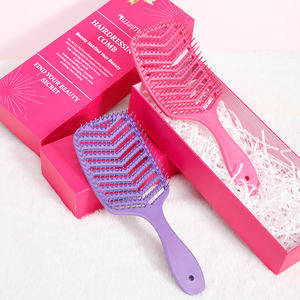 Juego de Peine personalizado <span class=keywords><strong>para</strong></span> el cabello, caja de regalo, regalo de San Valentín <span class=keywords><strong>para</strong></span> <span class=keywords><strong>novia</strong></span>, práctico y cómodo cepillo <span class=keywords><strong>para</strong></span> el cabello, caja de regalo <span class=keywords><strong>para</strong></span> niñas - Product Image 2