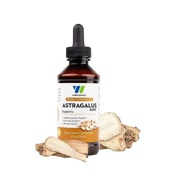 면역 지원 및 정신 선명도를위한 OEM Astragalus 뿌리 추출물 최대 강도 액체 팅크 Astragalus 액체 방울