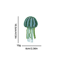 Appliques brodées à la main en forme d'étoile de mer en strass, colorées et perlées, motifs animaux marins mignons pour vêtements d'enfants, sacs et chapeaux