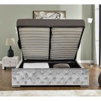 Lit complet de luxe avec rangement intégré, disponible en tailles Queen, Double, King Size et Matrimonial
