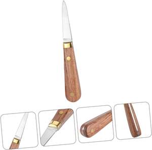 Abridor de Ostras Premium con Logotipo Personalizado, Mango de Madera, Acero Inoxidable, Herramienta para Mariscos, Cuchillo para Abrir Ostras - Product Image 6