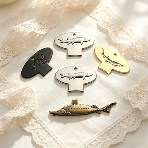 Abridor de caviar con logotipo personalizado, herramienta multifuncional de acero inoxidable para mariscos, abridor de latas de caviar para uso doméstico y comercial - Product Image 5