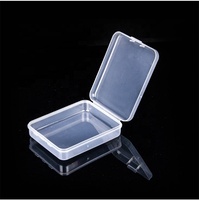Boîte de rangement miniature en plastique recyclé anti-poussière personnalisée pour hameçons de pêche, bijoux, écouteurs et composants électroniques