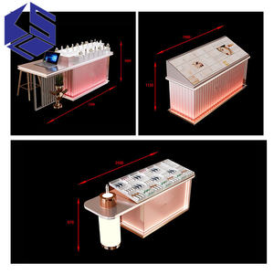 Espositore Moderno Personalizzato in Metallo per Negozi di Cosmetici con Molteplici Scomparti - Product Image 3
