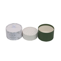 Bouteilles de poudre à sertir vides de 30ml/50ml/100ml personnalisées de luxe avec couvercle en or/argent diffuseur en bois poli sérigraphie
