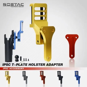 Adaptateur de holster en aluminium réglable IPSC, plaque en T tactique pour compétition IPSC et IDPA, support universel pour holster - Product Image 4