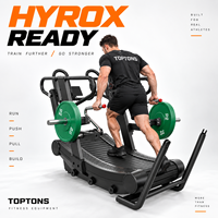 Tapis roulant manuel incurvé non motorisé TOPTONS pour entraînement cardio, équipement de fitness commercial pour salle de sport, idéal pour la course HYROX
