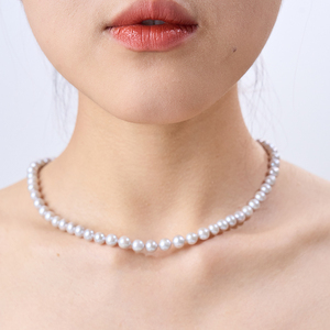 Thời Trang Handmade Tự Nhiên Baroque Ngọc Trai Phụ Nữ Thanh Lịch Trang Sức Cho Đảng Trang Phục Ngọc Trai Tinh Khiết Vòng Cổ - Product Image 2