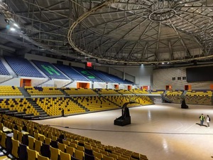 Kursi Stadion Lipat Plastik untuk Dudukan di Dek, Kursi Stadion Sepak Bola Lipat, Tempat Duduk Tribun CS-QJ01-P - Product Image 6