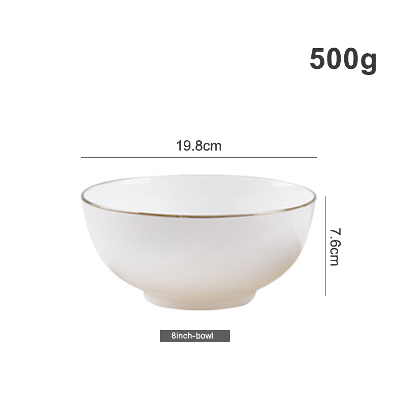 Bol de jante en or blanc 8 pouces