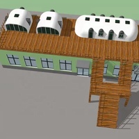 Casa Domo Modular de Espuma EPS para Residencia, Vivienda, Villa, Construcción, Resort, Campamento, Hotel