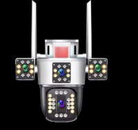 Nouveau IPC360HOME 6MP HD 3 lentilles IP66 caméra extérieure WIFI sans fil 3 écrans moniteur P2p caméra de sécurité à domicile intelligente caméra IP PTZ