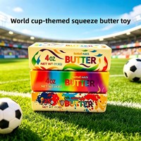 Boîte de beurre de simulation à presser, thème football, édition limitée, en PU, à rebond lent, en caoutchouc souple, anti-stress, Zhejiang