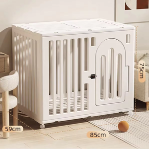 Niche d'intérieur tout-en-un pour chiens <span class=keywords><strong>de</strong></span> petite et moyenne taille, lit et villa pour chats, toilettes et meubles pour animaux domestiques. - Product Image 5