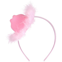 Diadema con Mini Sombrero Vaquero de Pedrería Rosa al por Mayor para Fiesta de Boda, Horquilla para el Cabello, Precio de Fábrica