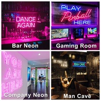Lampu Neon Anime Akrilik Unik untuk Dinding, Dekorasi LED Kustom dengan Warna yang Dapat Disesuaikan, Bersertifikasi CE RoHS