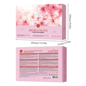 SADOER Coffret Cadeau Cosmétique 6 Pièces à la Cerise et Nicotinamide pour Rajeunissement, Nourrissage et Éclat de la Peau - Product Image 6