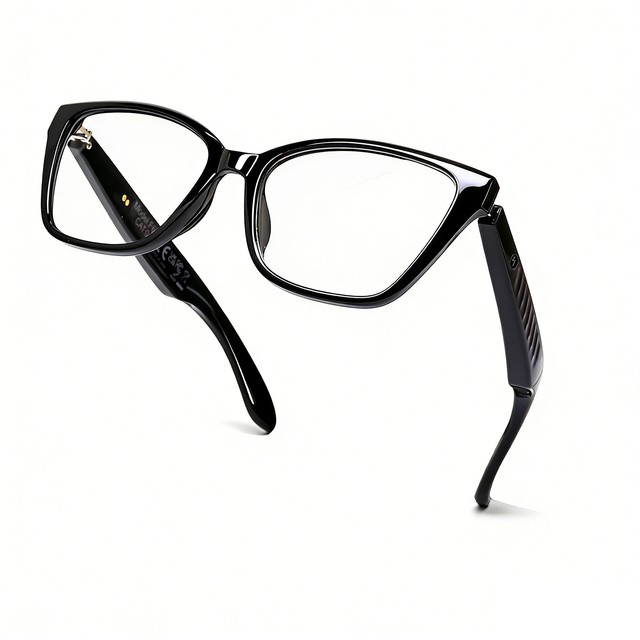 Prescription Ready Smart Glasses with Blue-tooth Audio Music Calling Anti-blue Light Eyewear