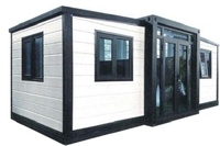 Maison préfabriquée moderne en acier de luxe, petite maison pliable, modulaire, extensible, avec 2, 3 ou 4 chambres, type conteneur