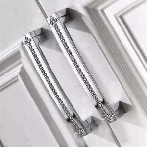 <span class=keywords><strong>Poignée</strong></span> et boutons KOSIN <span class=keywords><strong>POIGNÉE</strong></span> MLP19 Quincaillerie pour meubles Tiroir d'armoire Euro Luxe Or Brillant Cristal Chrome <span class=keywords><strong>Poignée</strong></span> - Product Image 4