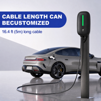Nouveau chargeur EV 11 kW de type 2 avancé CE EN61851, monté au sol, pour lieux commerciaux avec OCPP1.6J Smart Load