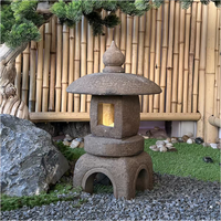 Lanterne en granit de style japonais populaire pour la décoration de jardin, sculptures de jardin, éclairage extérieur, sculpture lumineuse de jardin