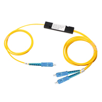 Divisor de Fibra Óptica de 2 Vías, Conector SC/APC, Divisor FBT 1*2