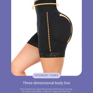 Moldeador de cuerpo de cintura alta, pantalones cortos con control de barriga, fajas moldeadoras de glúteos, fajas colombianas originales, fajas adelgazantes - Product Image 6