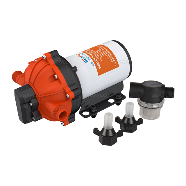 SEA FLO 5.0GPM 60PSI 12V DC High Pressure Automatic Rv Mini Car Washer Diaphragm Pump for Industry Agriculture
