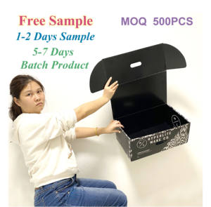 Impresión de logotipo personalizado Papel corrugado Caja de envío Cartones plegables Embalaje Caja de correo corrugado - Product Image 1