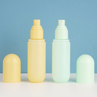 Bouteille en plastique PET de 90 ml, couleur macaron, en forme de pilule ou de capsule, emballage cosmétique en plastique, flacons pulvérisateurs, flacon à brume fine