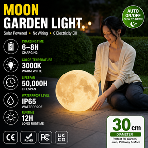 Lampada Solare LED a Sfera IP65 Impermeabile per Esterni, <span class=keywords><strong>Giardino</strong></span>, Patio, Prato, Vialetti e Decorazione Paesaggistica - Product Image 1