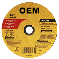 Disque de coupe en métal pour meuleuse d'angle, 7 pouces, pour la coupe de l'acier, coupe intensive