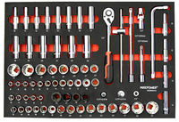 Ensemble d'outils multifonctionnels pour plaques métalliques automobiles MAXPOWER, chariot à outils avec 6 tiroirs, 368 pièces, armoire à roulettes avec outils